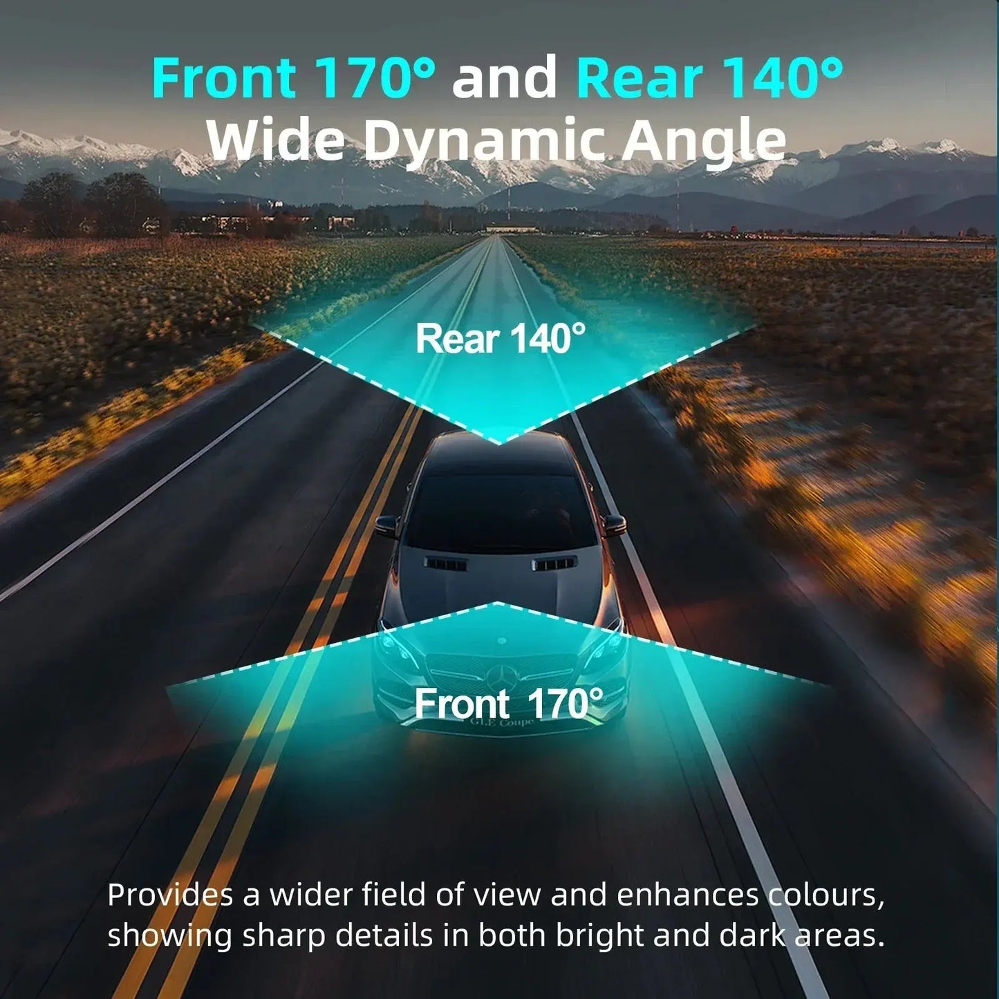 QOZ 4K UHD Dash Cam WIFI GPS Car DVR Front and Rear Dual Lens Auto Car Drive Recorder Night Vision G-Sensor 24H Parking Monitor Ai-TechWorld 