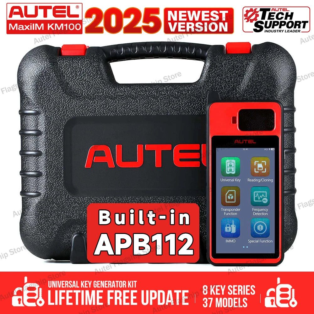 Autel MaxiIM KM100 Advanced One-Minute Key Generation Tool IMMO Key programming Key Renewal and Transponder Editing PK IM508S Ai-TechWorld 