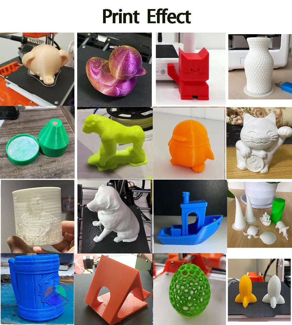 EasyThreed 3D Printer  Entry Level  Compatible with PLA TPU 1.75mm Filament  include Power Adaptor. Ai-TechWorld 