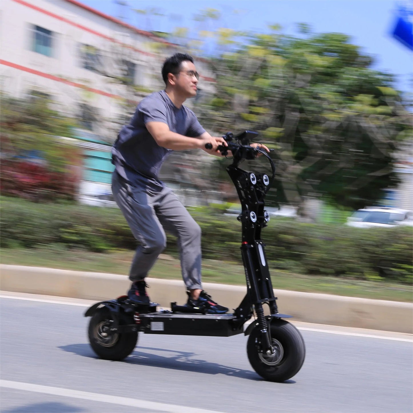 10000W Off-road Electric Scooter Dual Motors 14 Inch Off-Road Tyres 72V-40AH Panasonic Battery Speed 120KM/H elektro scooter Ai-TechWorld 