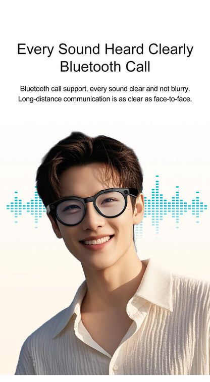 2026 New 4K HD AI Smart Glasses Men 800W Pixel Camera Bluetooth Call 4GB WIFI Transmission Voice Assistant Smart Glasses Women Ai-TechWorld 