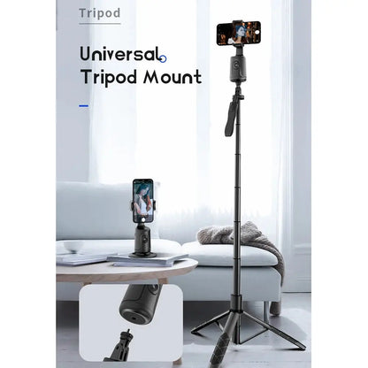 360-degree Follow-up Gimbal Stabilizer Smart Ai Face Recognition Mobile Phone Selfie Stick Tracking Gimbal Ai-TechWorld 
