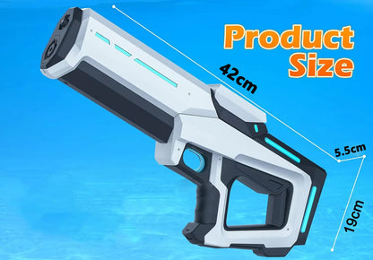 Electric Automatic Water Storage Gun Toys Portable Children Summer Beach Outdoor Fight Fantasy Spray Gun Toys Boy Kid Adult Game Ai-TechWorld 
