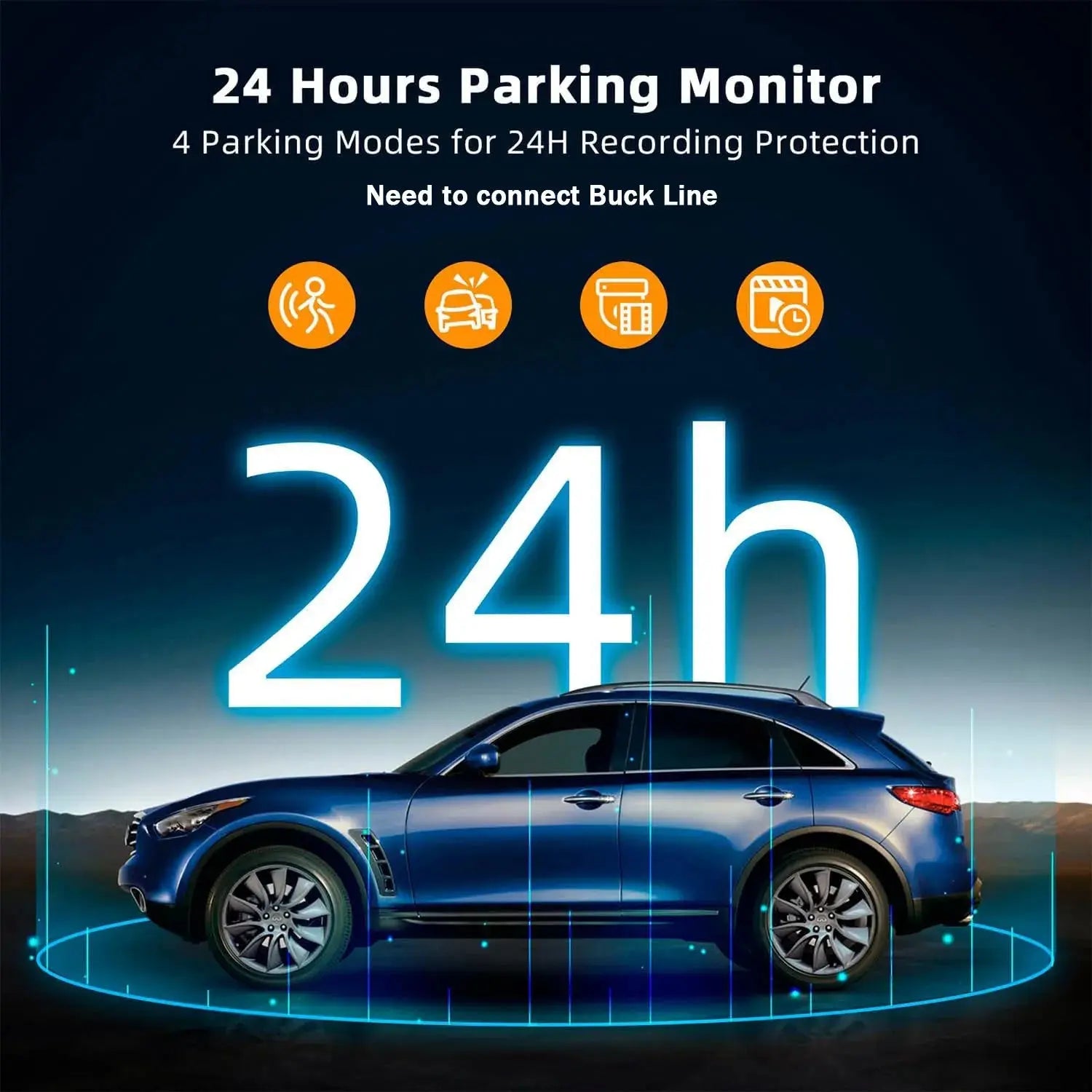 4 Cameras Dash Cam Car DVR WiFi HD 1080P Video Recorder 4 Channel Front Rear View Night Vision Black Box DVR For Vehicle Safety Ai-TechWorld 