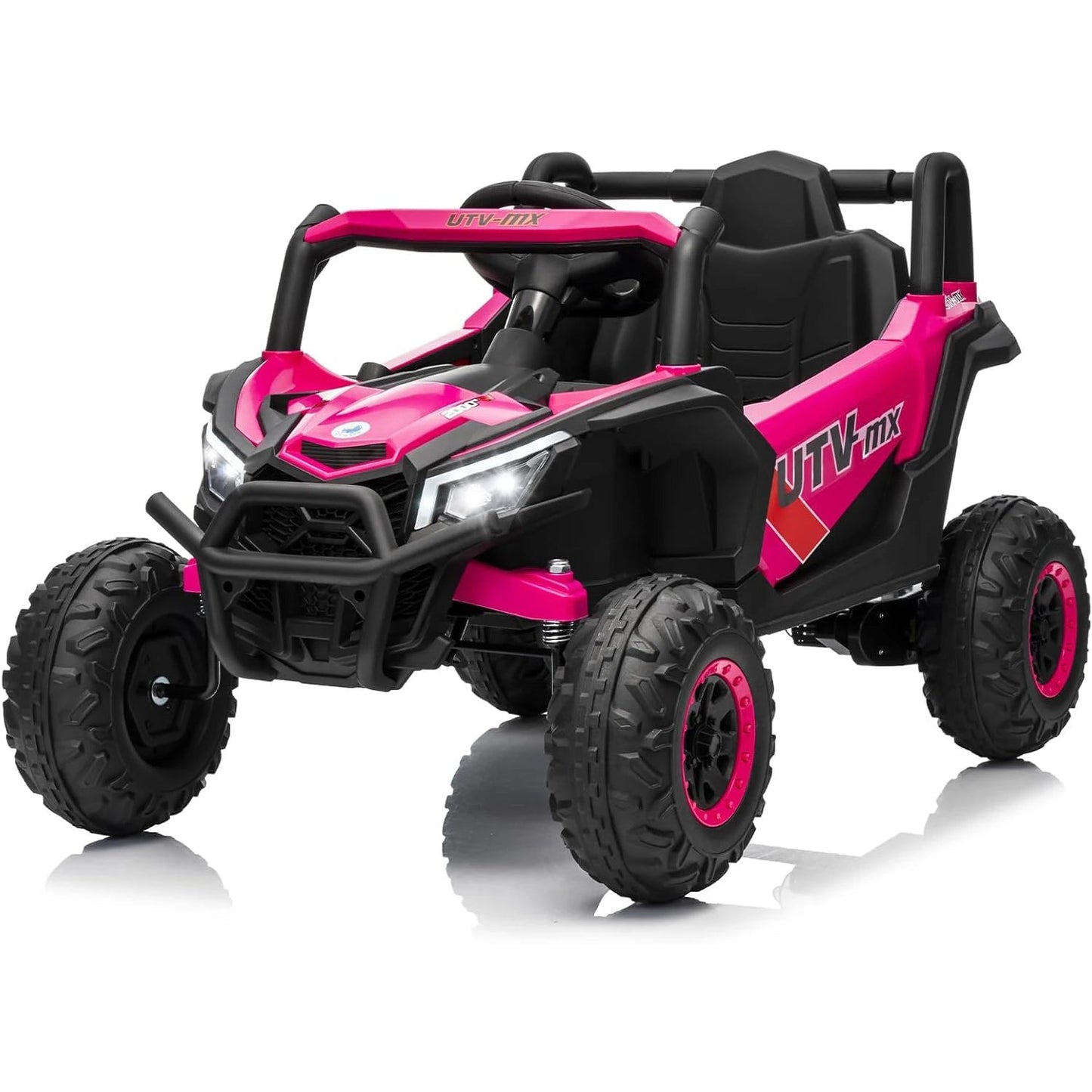 12V Kids Ride On Car,UTV Truck with Remote Control,4WD/2WD Switchable,Electric Vehicle with 4 Spring Suspension for Ages 3-8 Y Ai-TechWorld 