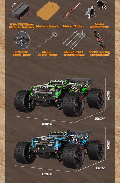 SCY9522PRO 85KM/H High Speed RC Car Brushless 4WD Off-Road Drift Remote Control Car 1:16 Professional Racing Cars SCY9522 50KM/H Ai-TechWorld 