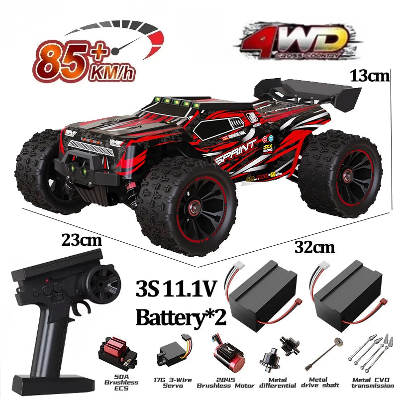 9522PRO 85KM/H High-speed RC Car Brushless Four-wheel Drive Off-road Drift 1:16 Professional Racing Car 9522 50KM/H Boy's Toy Ai-TechWorld 