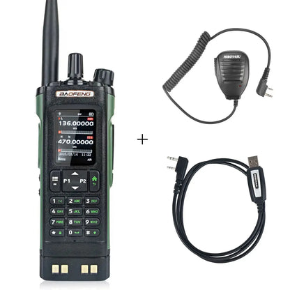 Baofeng DM-32 GPS APRS AES256 Encryption DMR Digital Analog UHF VHF Dual Band 8W Air Band FM Walkie Talkie DM-32UV Ai-TechWorld 