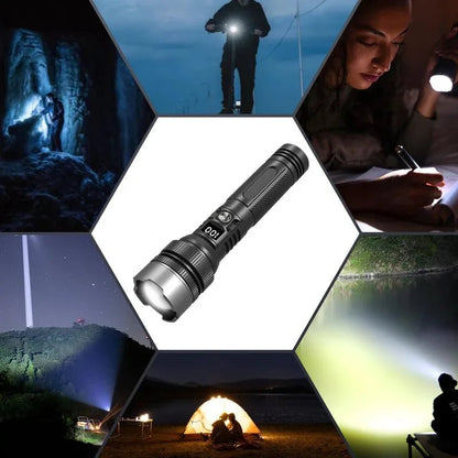 Xiaomi 1000000LM Super Bright LED Flashlight Rechargeable USB-C Digital Display IPX8 Waterproof Long Lasting Camping Emergency Ai-TechWorld 