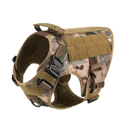 Tactical Military Vest Pet German Shepherd Golden Retriever Tactical  Training Dog Harness and Leash Set For All Breeds Dogs Ai-TechWorld 