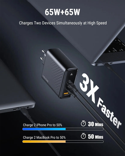VOLTME GaN Charger 140W USB Type C PD3.1 Fast Charge For Macbook pro 16″ Quick Charge 5.0 Phone Charger For iPhone 15 Pro Max Ai-TechWorld 