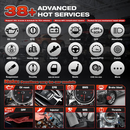 Autel MaxiCOM MK808BT PRO Car Automotivo Diagnostic Tools Bluetooth OBD2 Scanner Code Reader Diagnosis Tool PK MK808KBT MK808S Ai-TechWorld 