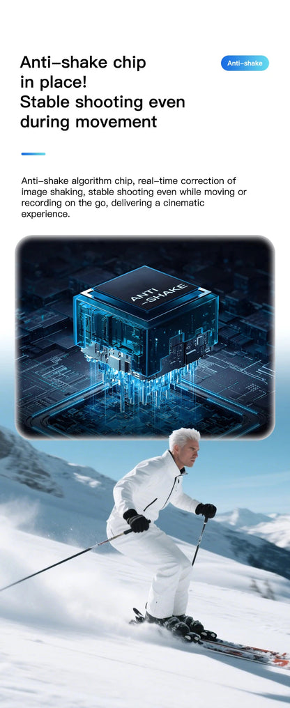 LIGE 4K 800W HD Camera Smart Glasses Recording Videos 290mAh AI Photo Recognition Chat Translation Bluetooth Photochromic Lenses Ai-TechWorld 