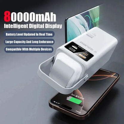 VIVO 80000mAh Power Bank Large Capacity Portable Outdoor Emergency Ai-TechWorld 