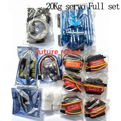 6 Dof Robot Arm Clamp Claw APP RC Control Metal Mechanical Robotics with Digital Servos for Arduino DIY Kit Programmable Robot Ai-TechWorld 