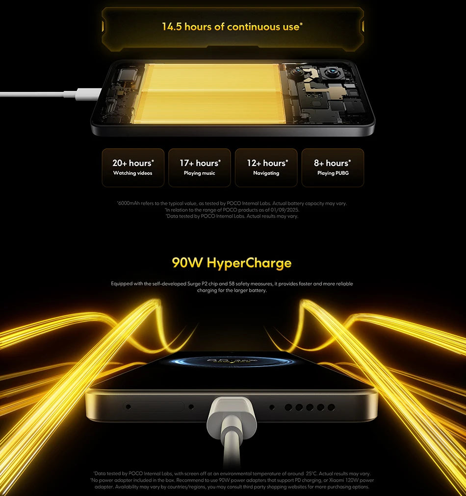 【Brand+】POCO X7 Pro Smartphone Dimensity 8400-Ultra 6000mAh 90W HyperCharge 6.67" AMOLED display NFC Xiaomi HyperOS 2 Ai-TechWorld 