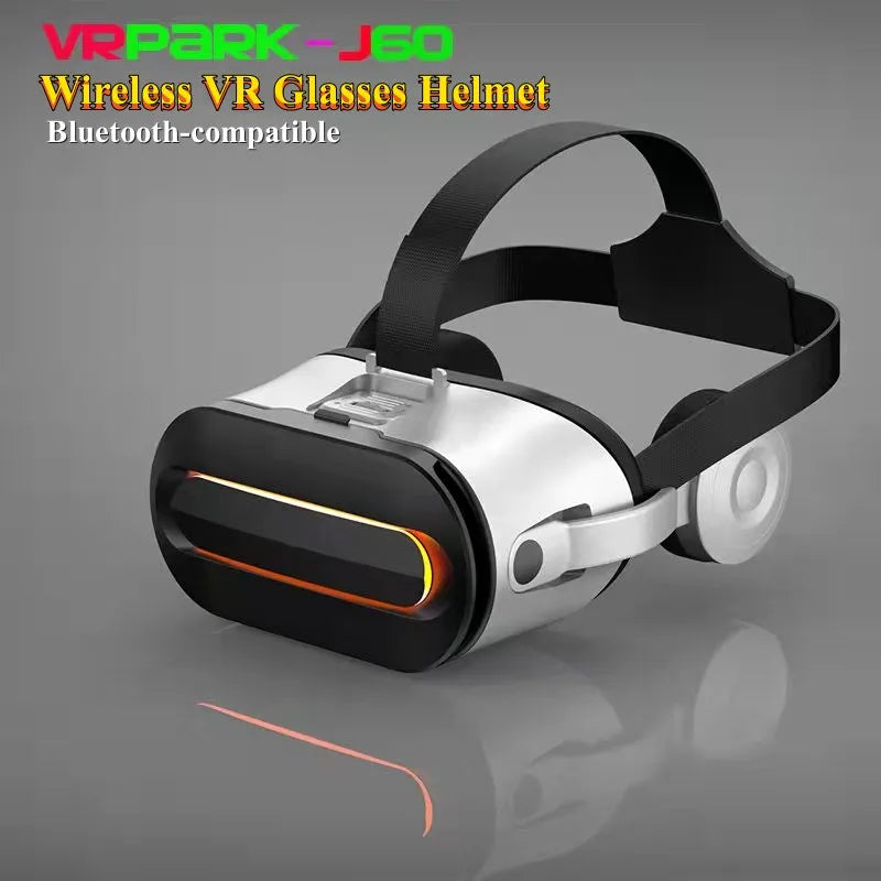 Original J60 4K Wireless Virtual Reality VR Glasses Stereo 3D Videos Google Cardboard Box Headset Helmet for Smartphone Max 6.7" Ai-TechWorld 