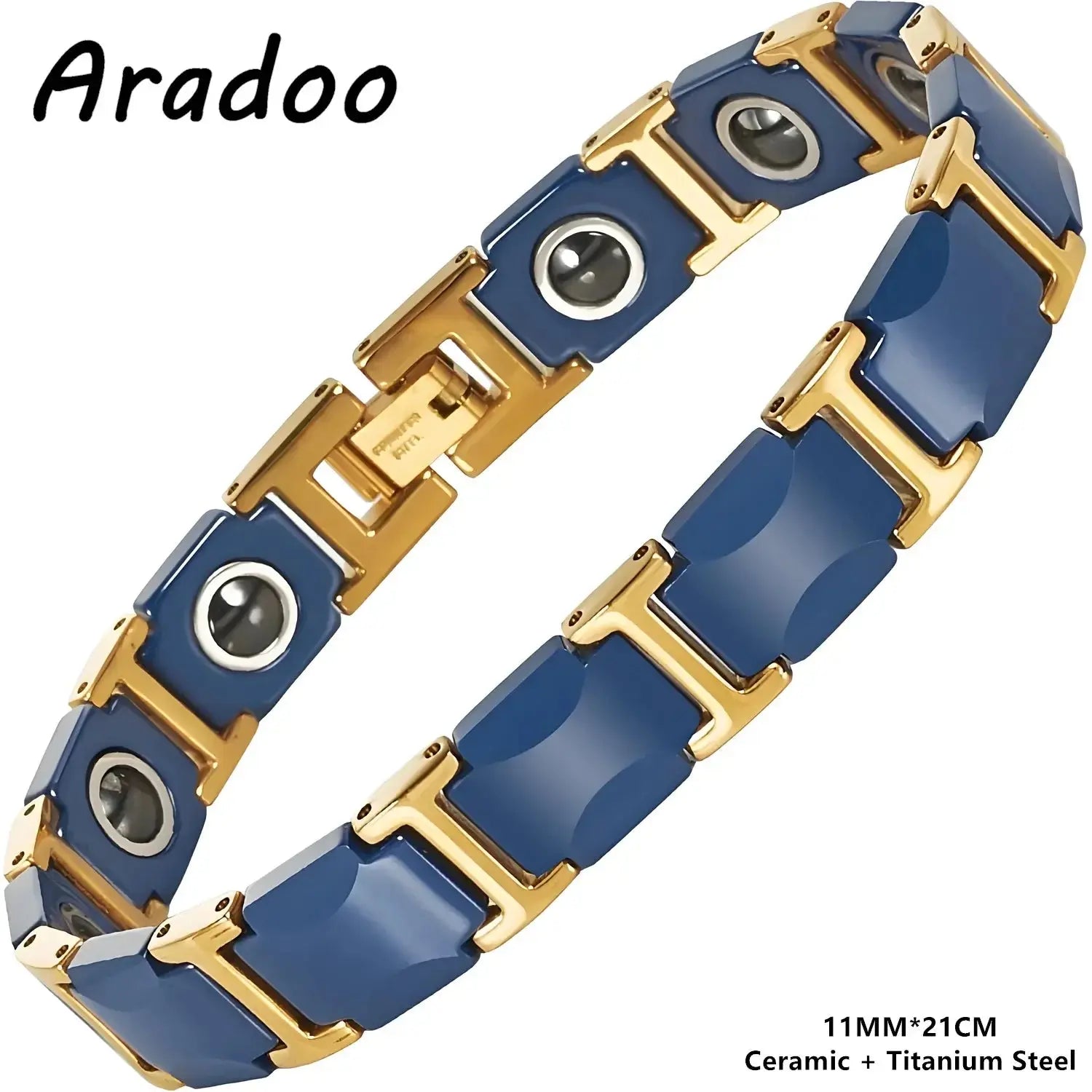 ARADOO Premium Ceramic Bracelet for Men Women with Crescent Design Wristband Jewelry Gifts Ai-TechWorld 