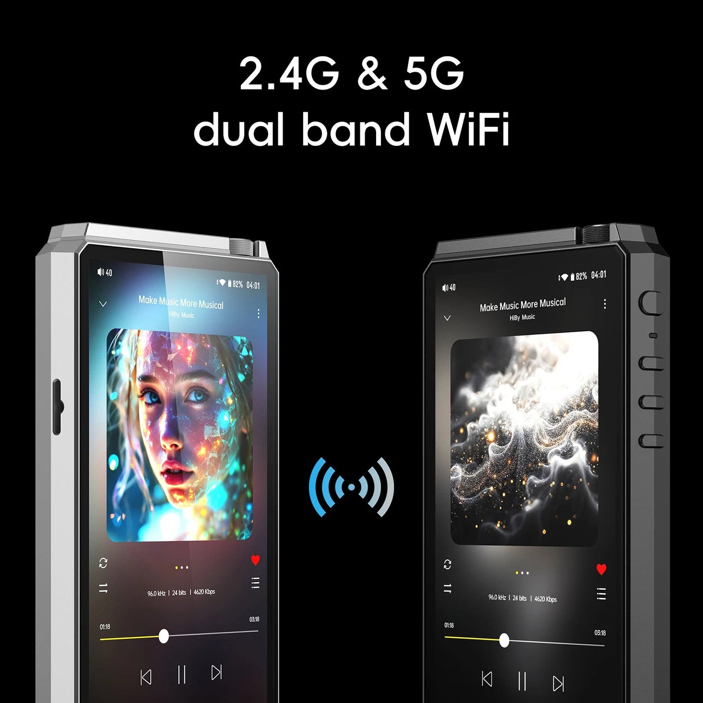 HiBy R6III 2025 / R6 Gen 3 Android 12 Music Player MP3 USB DAC HIFI WiFi Bluetooth 5.0 CS43198 *4 MQA16x DSD512 PCM768 4500mAh Ai-TechWorld 