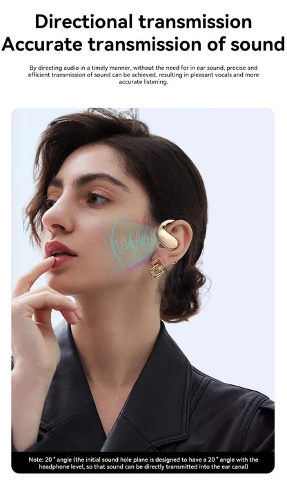 MZYMI Q39 AI Translation Wireless Earphone TWS Ear Hook Sport Running Bluetooth Headset ENC Noise Cancelling Headphone With Mic Ai-TechWorld 