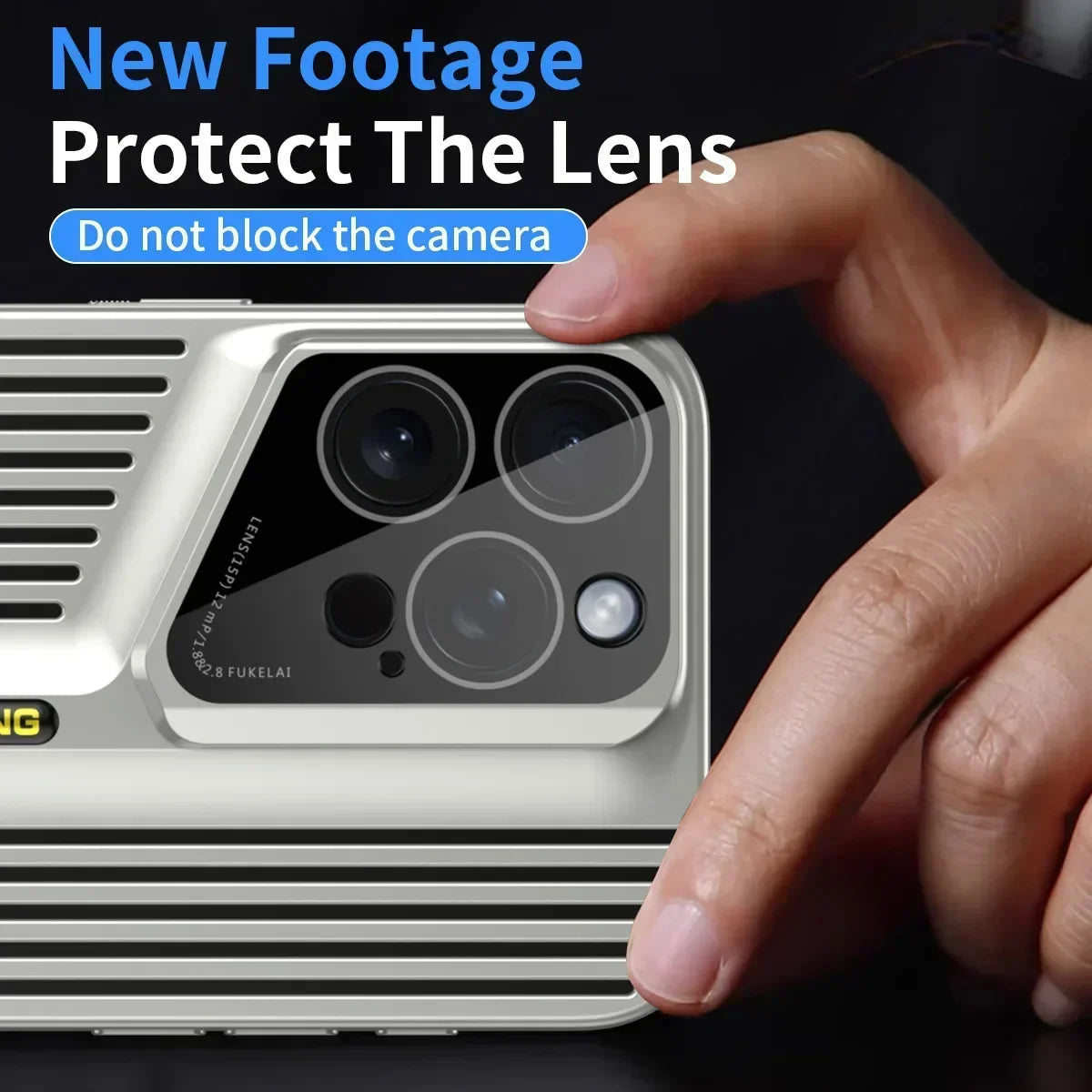 Comes With lLns Film Breathable Heat Dissipation Cooling Cases For iPhone 16 15 Pro Max 14 13 12 11 PC Hard Back Covers Ai-TechWorld 