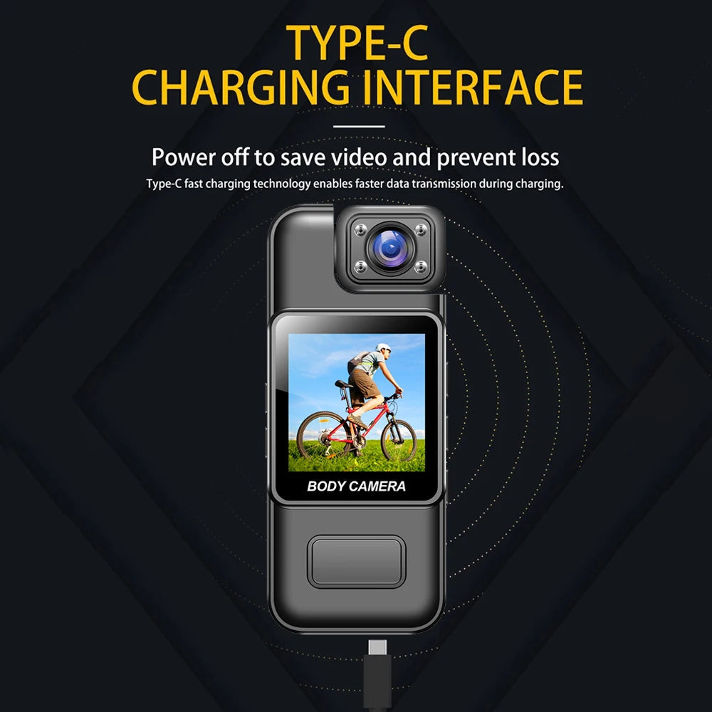 Mini Cam 4K 1080P Pocket Camcorder HD Cam 1.3" LCD Screen 270° Rotatable Wifi Mini Camera with Waterproof Case Motion Cameras Ai-TechWorld 