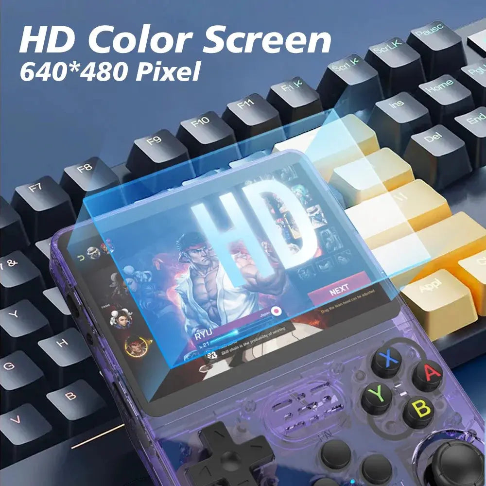 128GB Retro Video Game Console 3.5 Inch with 15000+ Games  for Kids Ai-TechWorld 