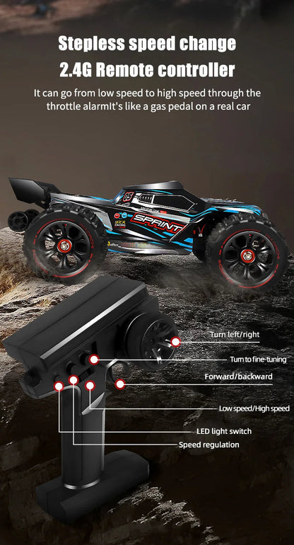 9522PRO 85KM/H High-speed RC Car Brushless Four-wheel Drive Off-road Drift 1:16 Professional Racing Car 9522 50KM/H Boy's Toy Ai-TechWorld 