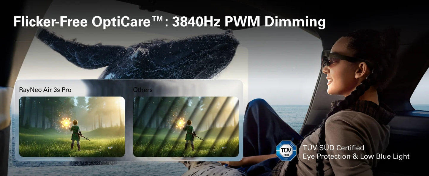 RayNeo Air 3S Pro smart AR glasses, 135-inch HD viewing, 1200Nits brightness, 3D surround sound Ai-TechWorld 