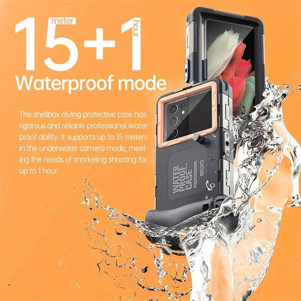 Waterproof Phone Case Holsters & 15m Diving 50ft Swimming Premium Protective Housing Ai-TechWorld 