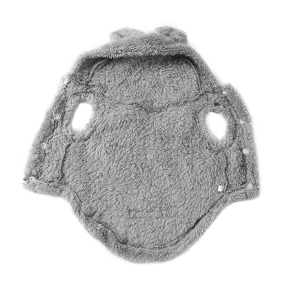 Soft Fleece Pet Dog Clothes Cute Hoodie Coat For Small Medium Dogs Cats Autumn Winter Puppy Hooded Jacket Sweater Pug Apparel Ai-TechWorld 