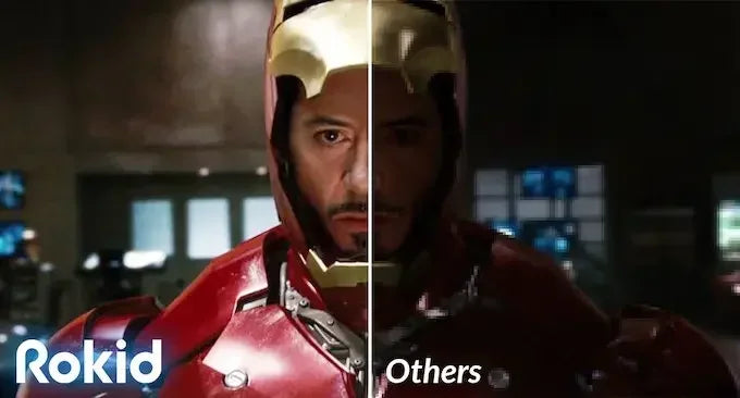 Rokid Air AR Smart Glasses 120" Screen with 1080P OLED Dual Display 43°FoV 55PPD Foldable Home Game Viewing Device Ai-TechWorld 