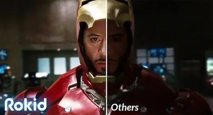 Rokid Air AR Smart Glasses 120" Screen with 1080P OLED Dual Display 43°FoV 55PPD Foldable Home Game Viewing Device Ai-TechWorld 