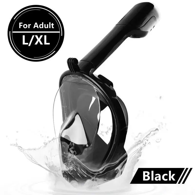 Underwater Scuba Anti Fog Full Face Diving Mask Snorkeling Respiratory Masks Safe Waterproof Swimming Equipment for Adult Kids Ai-TechWorld 