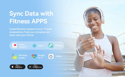 Scale for Body Weight, Smart Scale with 8-in-1 VA Display, High Precision Bathroom Digital Scale for Body Weight Heart Rate BMI Ai-TechWorld 