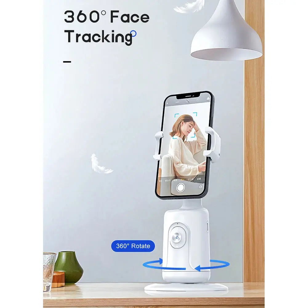 360-degree Follow-up Gimbal Stabilizer Smart Ai Face Recognition Mobile Phone Selfie Stick Tracking Gimbal Ai-TechWorld 