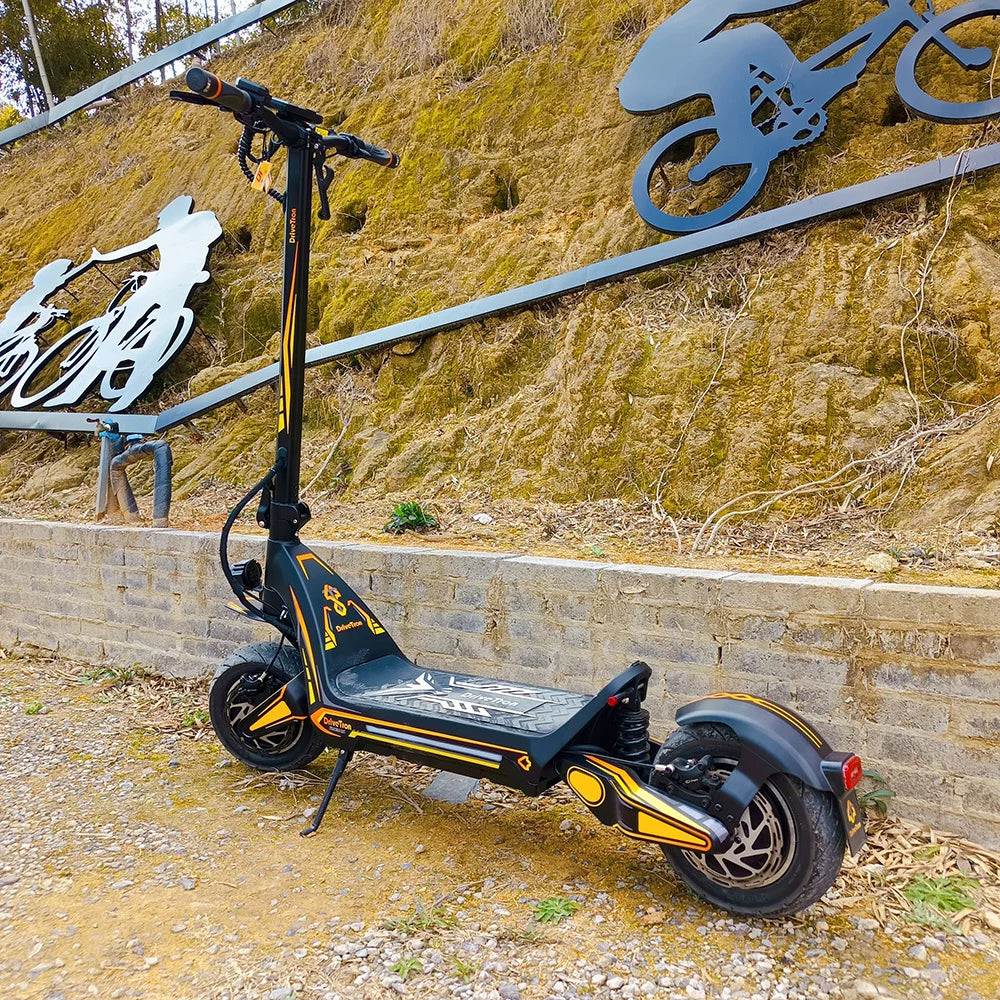 Dual Motor 46mph 80kmh Hydraulic Absorber Brake Powerful Off-road Adult Double Motor Big 60V 11inch Tires Electric Scooter Ai-TechWorld 