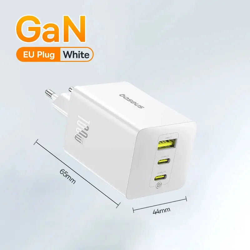 Baseus 100W Fast Charger GaN Charger For iPhone 17 16 Xiaomi Samsung Laptop Tablet USB C Charger QC PD Charger USB Phone Charger Ai-TechWorld 