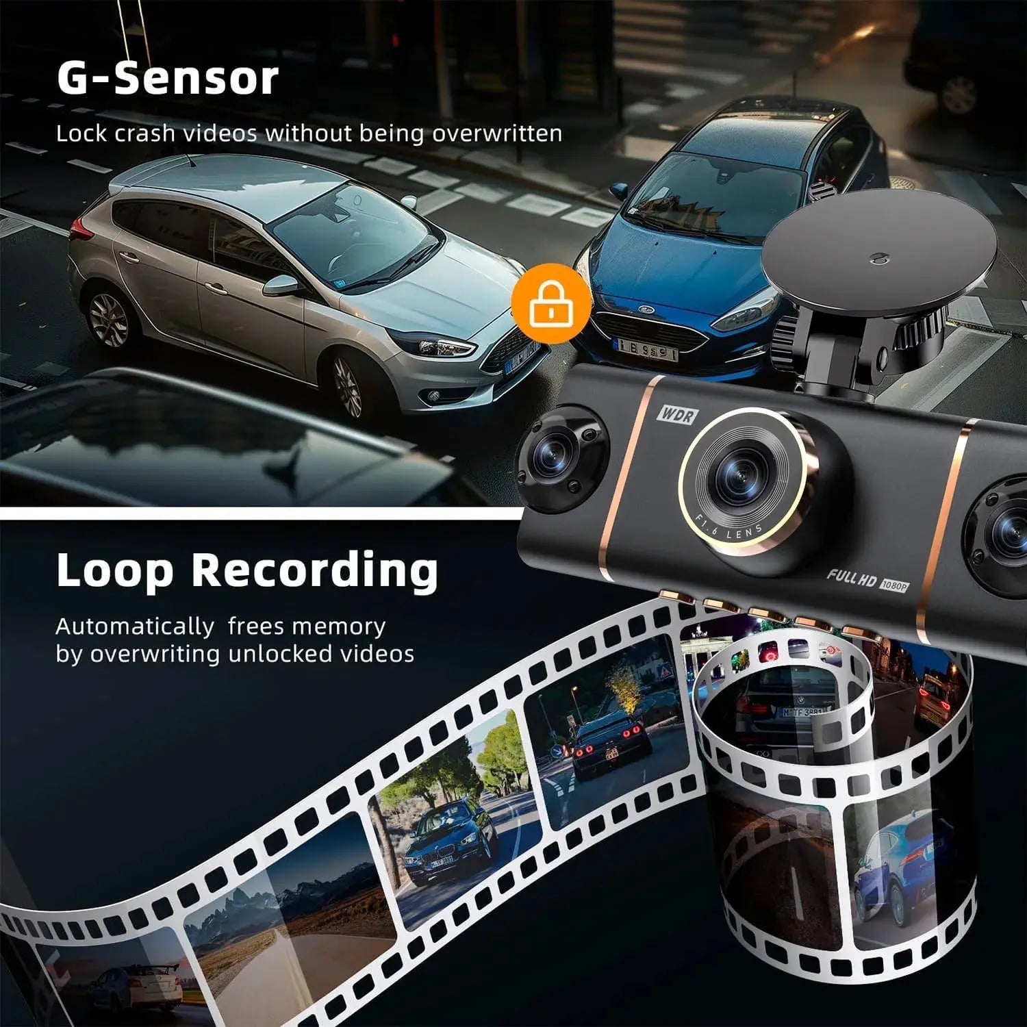 4 Cameras Dash Cam Car DVR WiFi HD 1080P Video Recorder 4 Channel Front Rear View Night Vision Black Box DVR For Vehicle Safety Ai-TechWorld 