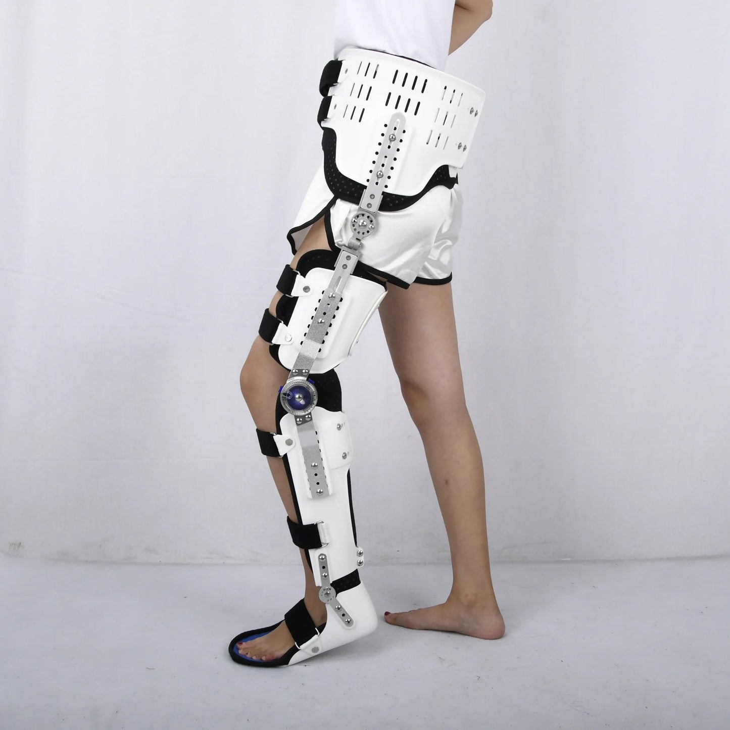 Adult Adjustable Hip, Crotch, Waist, Knee, Ankle and Foot Joint Fixation Brace, High and Low Paraplegic Walking Brace Ai-TechWorld 