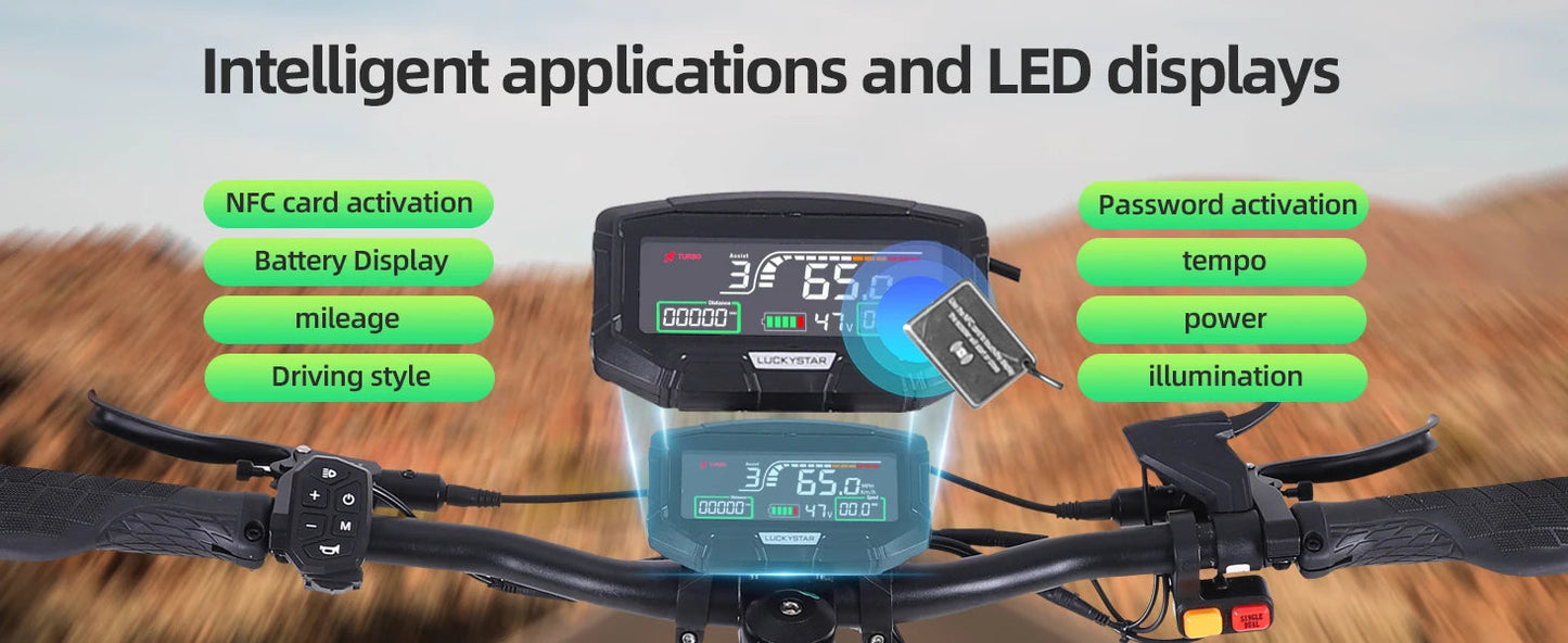 6000W High Power Adult Electric Scooter  Off-Road Commute Foldable 60V 38Ah Large Battery 60 Miles Range 50 Mph Fast E-Scooter Ai-TechWorld 