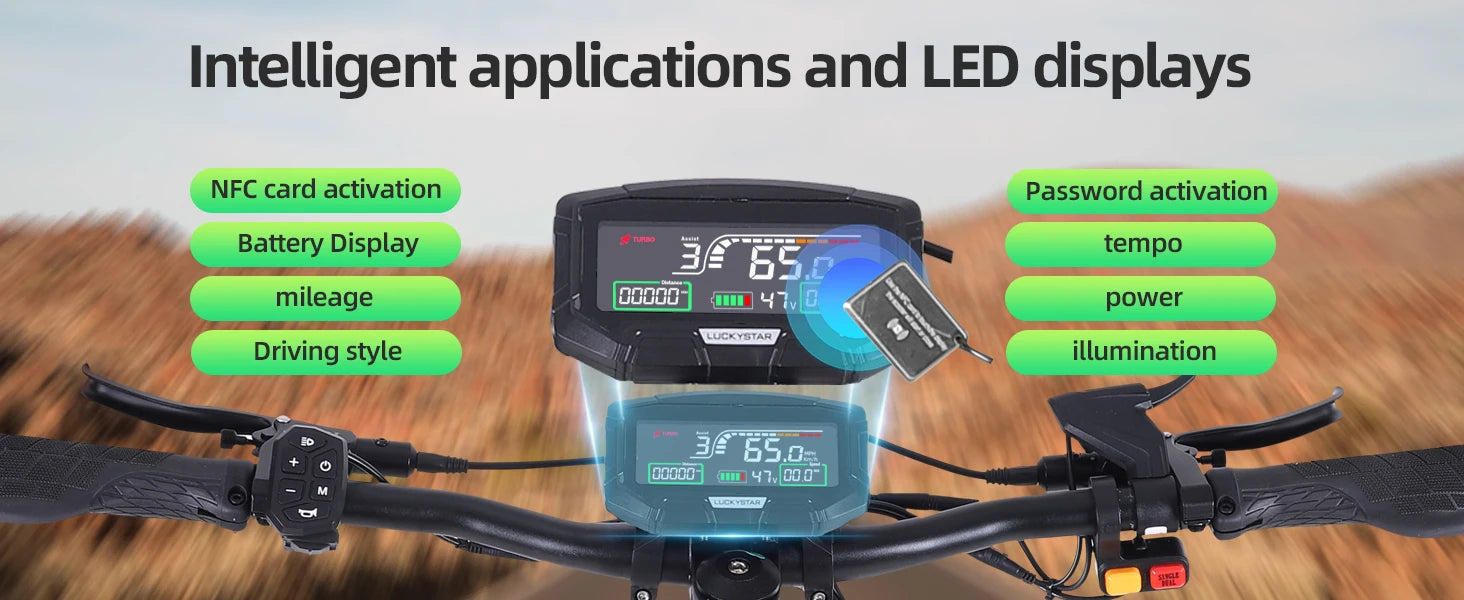 6000W High Power Adult Electric Scooter  Off-Road Commute Foldable 60V 38Ah Large Battery 60 Miles Range 50 Mph Fast E-Scooter Ai-TechWorld 