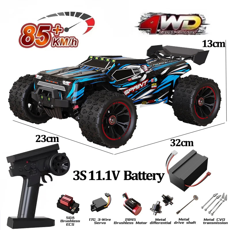 9522PRO 85KM/H High-speed RC Car Brushless Four-wheel Drive Off-road Drift 1:16 Professional Racing Car 9522 50KM/H Boy's Toy Ai-TechWorld 