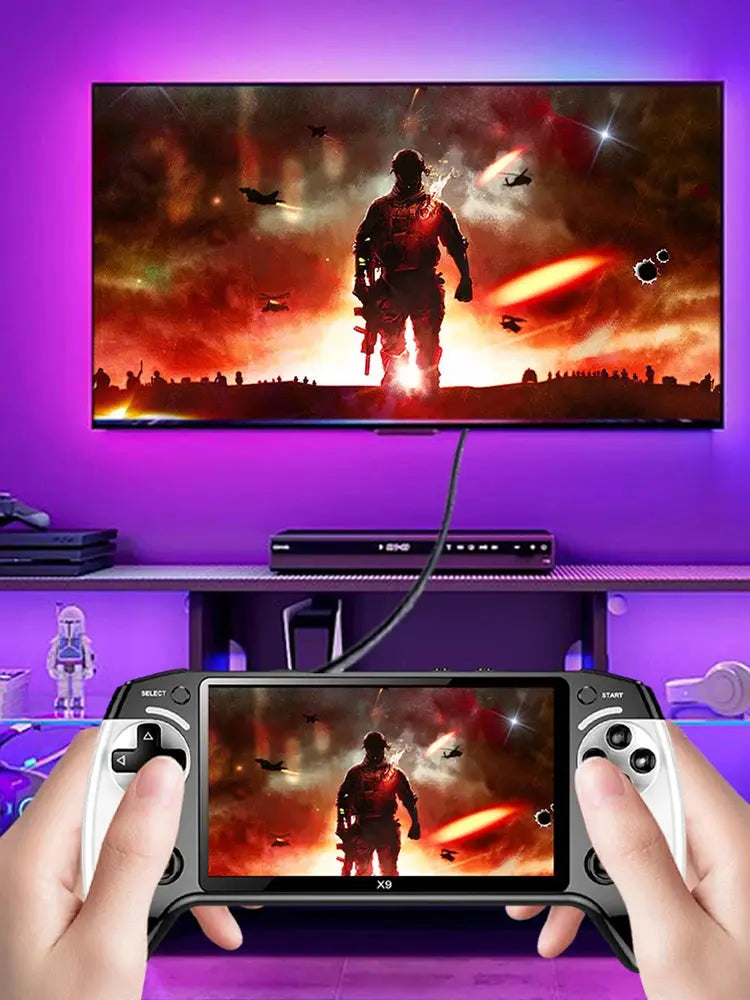 5.5 Inch Screen Handheld Game Console 1500mAh Electronic Game Player Type-C Charging Portable Game Player for Kids Adults Ai-TechWorld 