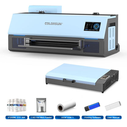 Colorsun A3 DTF Printer For Epson XP600 DTF Printer Machine Direct to Film Impresora A3 DTF Printer For T-Shirt Hoodies Bag Ai-TechWorld   ai-techworld
