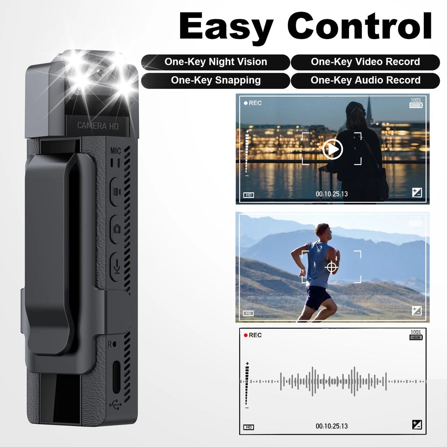 NEW WIth Wifi Hotspot Mini Camera 1080P Portable Digital Video Recorder Body Camera Night Vision DVR Miniature Camcorder Ai-TechWorld 