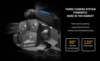 Foldable Camera Drone for Beginners & Adult - Four Direction Obstacle Avoidance, 360° Flips, One-Key Take Off/ Landing, 3D Flips Ai-TechWorld 