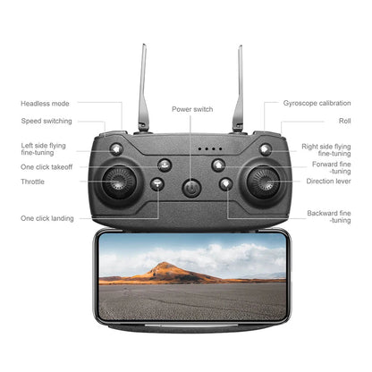 Xiaomi YT11 Drone 8K HD Three Camera Brushless Motor 5G WIFI FPV Optical Flow Positioning Obstacle Avoidance RC Drone 20000M Ai-TechWorld 