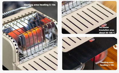 Outdoor Mini Heating Stove Camping Gas Stove Fishing Camping Heater Outdoor Portable Car 2024 Winter Camping Outdoor Supplies Ai-TechWorld 