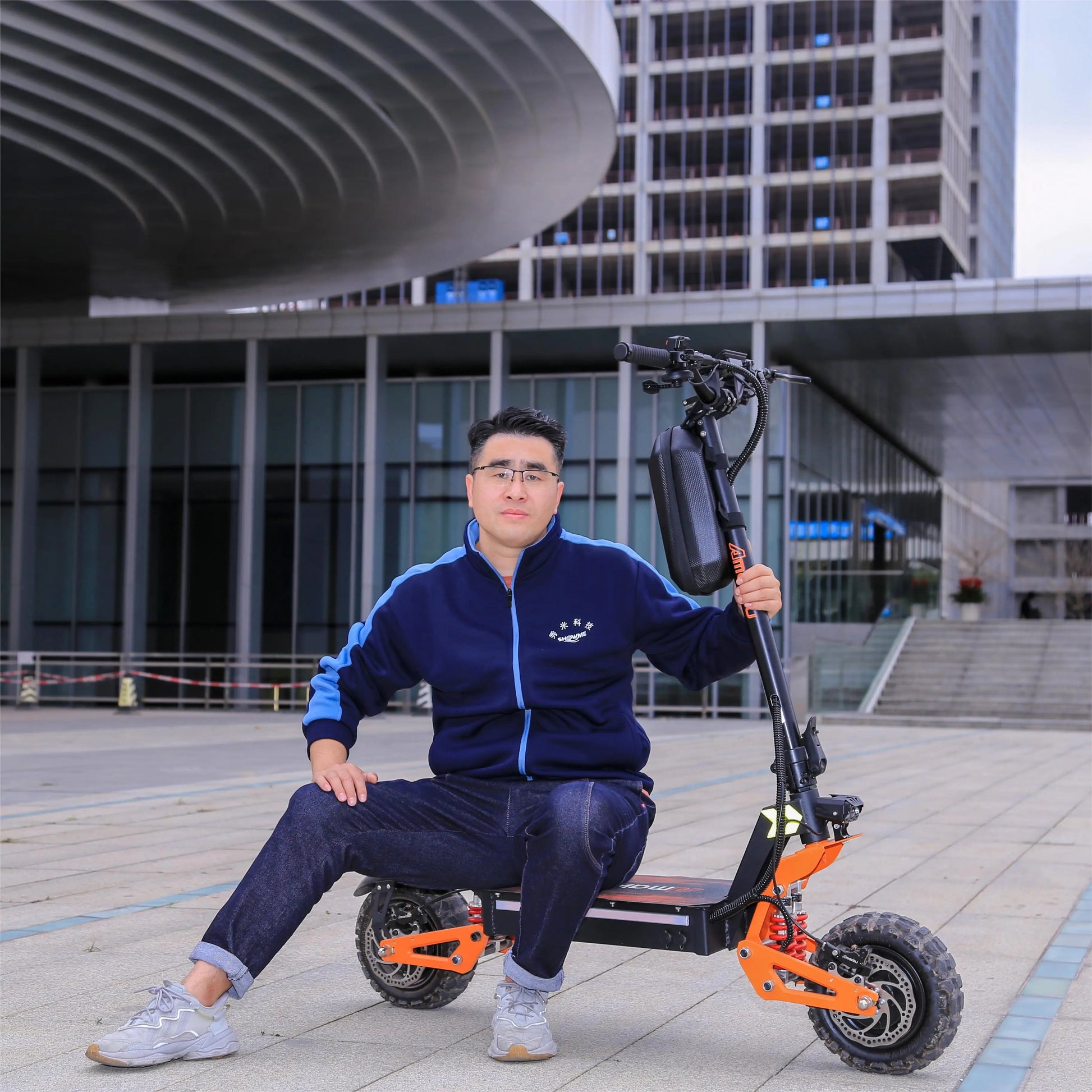 X5 6000W Dual Motor Eelectric Scooter in China Stock 60v 40ah Large Battery Remote Scooter with Seat 11-inch Tires Ai-TechWorld 